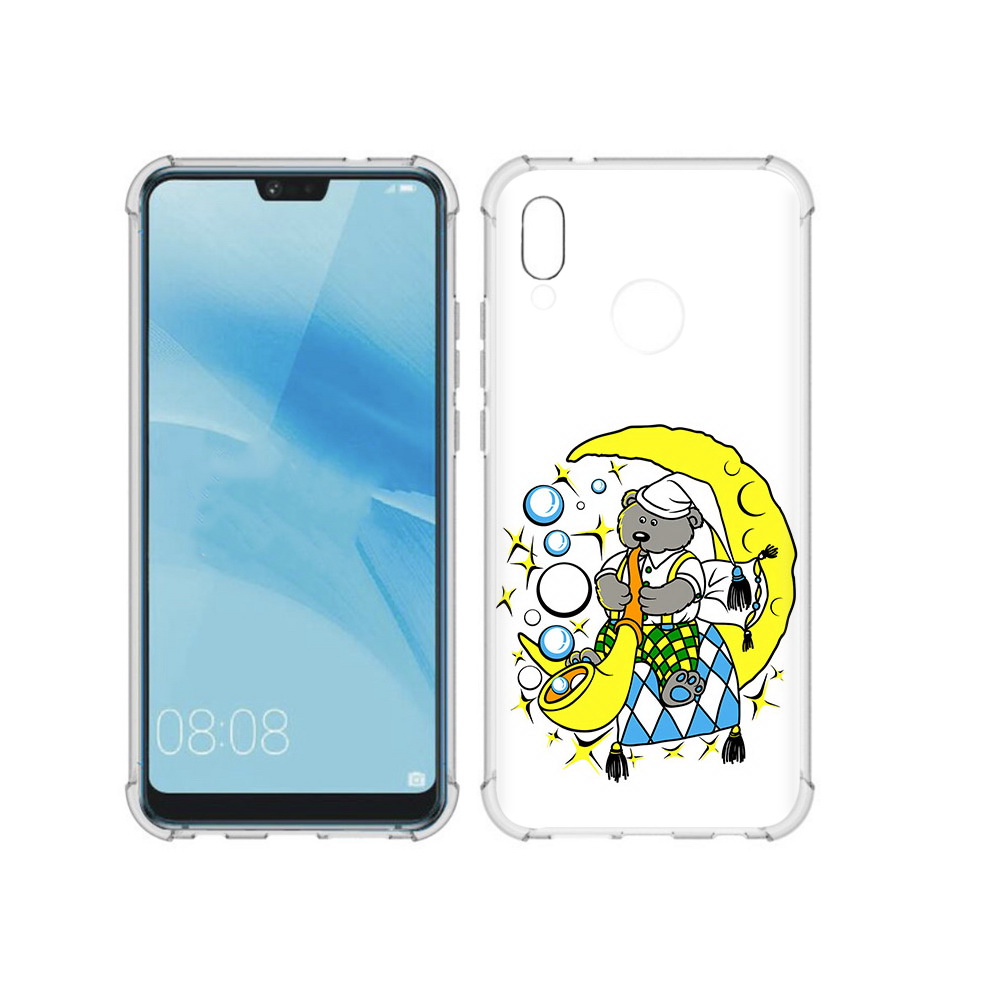 

Чехол MyPads Tocco для Huawei P20 Lite Сырная луна (PT130405.51.167), Прозрачный, Tocco