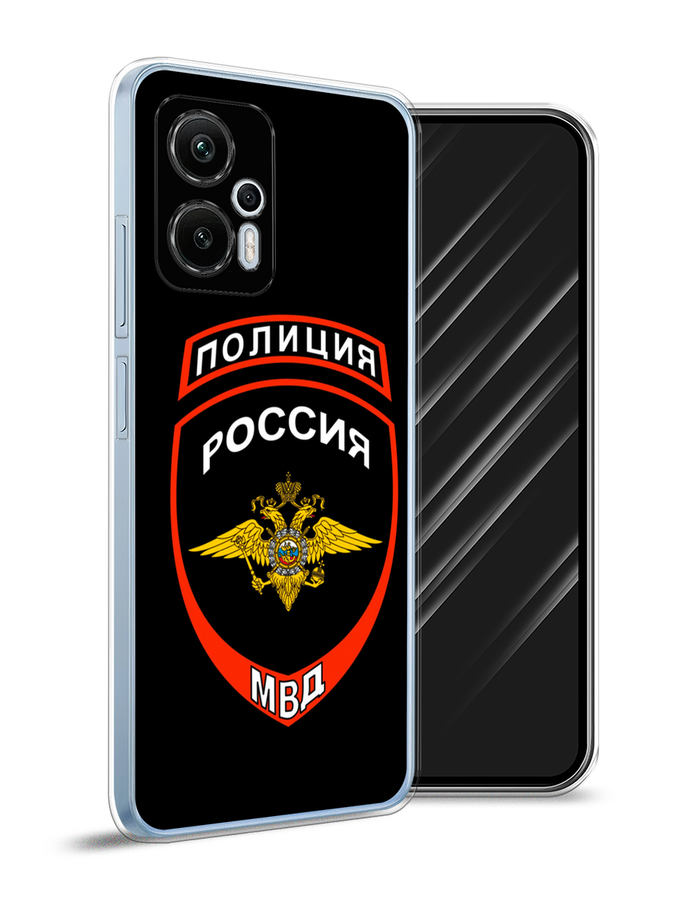 

Чехол Awog на Redmi Note 12T Pro "Полиция шеврон", Черный;красный;белый, 319150-5