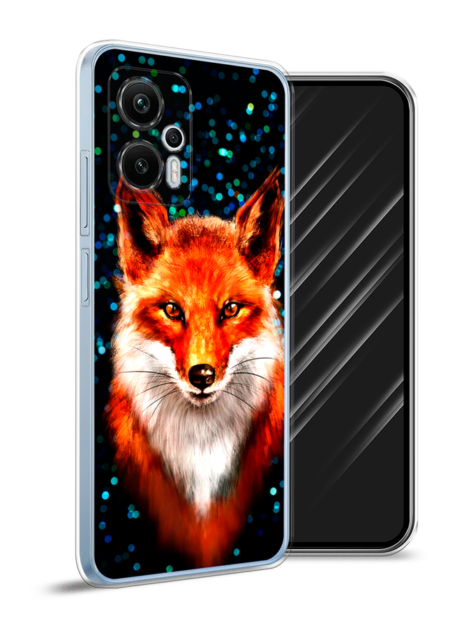 

Чехол Awog на Redmi Note 12T Pro "Волшебная лиса", Оранжевый;черный;белый, 319150-1