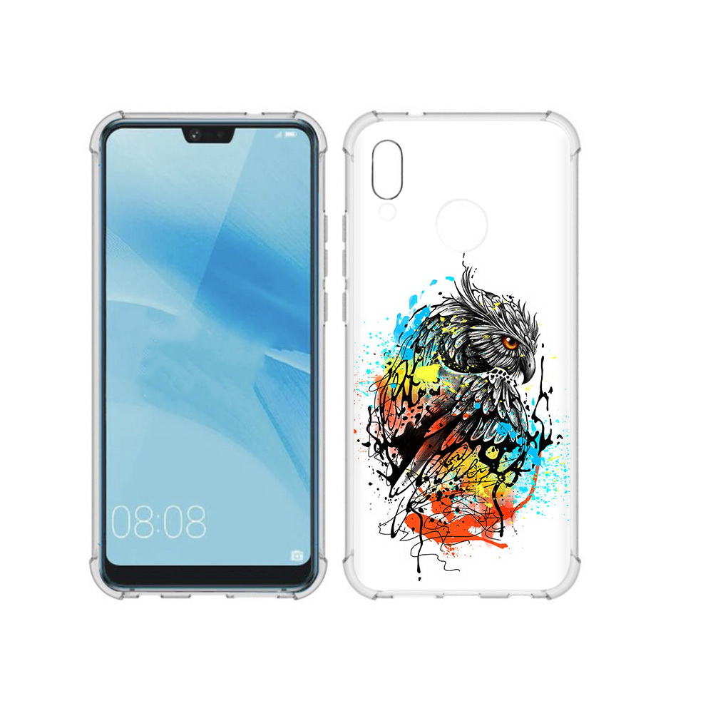 

Чехол MyPads Tocco для Huawei P20 Lite Творческая сова (PT130405.51.170), Прозрачный, Tocco