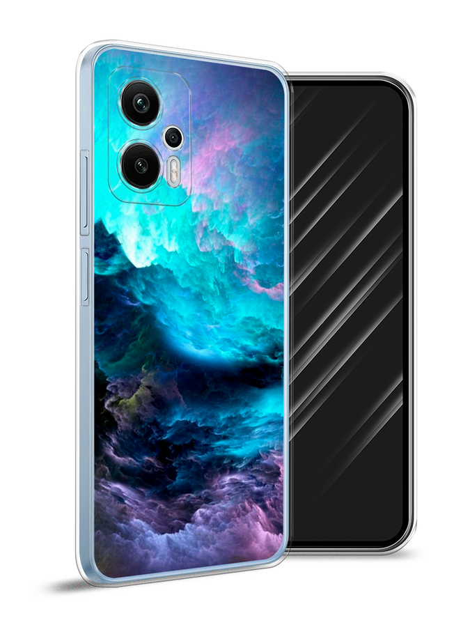 

Чехол Awog на Redmi Note 12T Pro "Бирюзовое небо", Бирюзовый;фиолетовый;черный, 319150-4