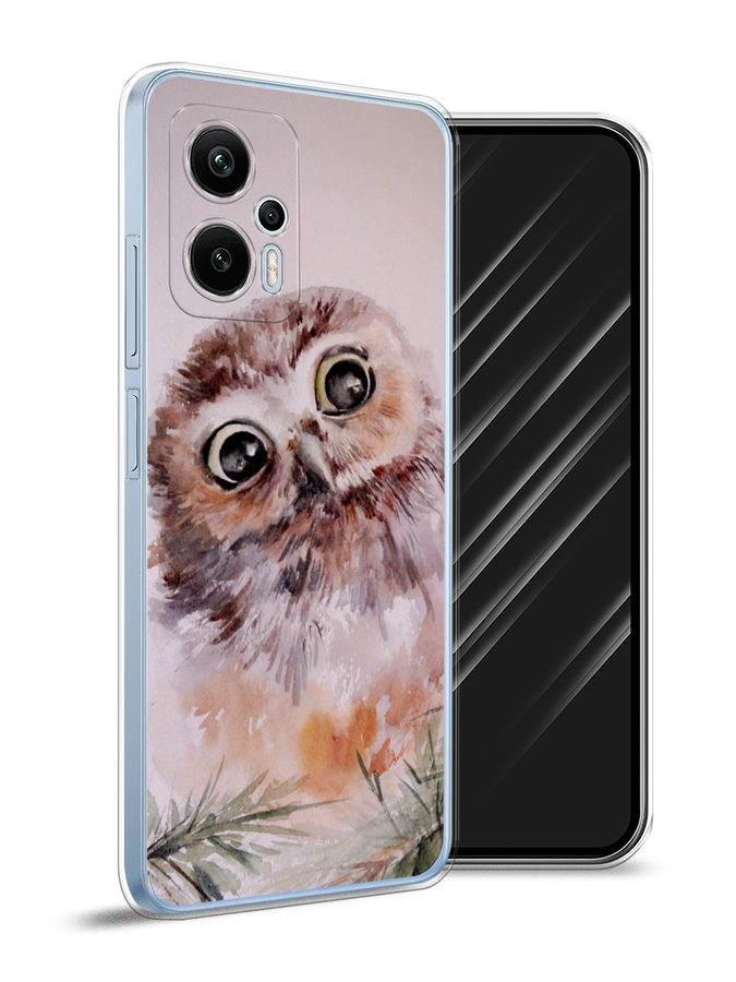 

Чехол Awog на Redmi Note 12T Pro "Сова на розовом", Розовый;коричневый, 319150-1