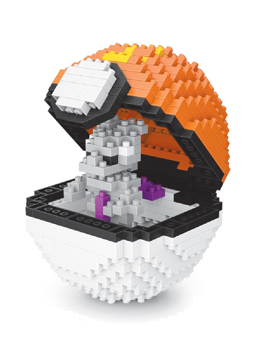 

Конструктор LNO Покемон бол Мьюту 442 детали NO. 310 Mewtwo Pokemon ball Series