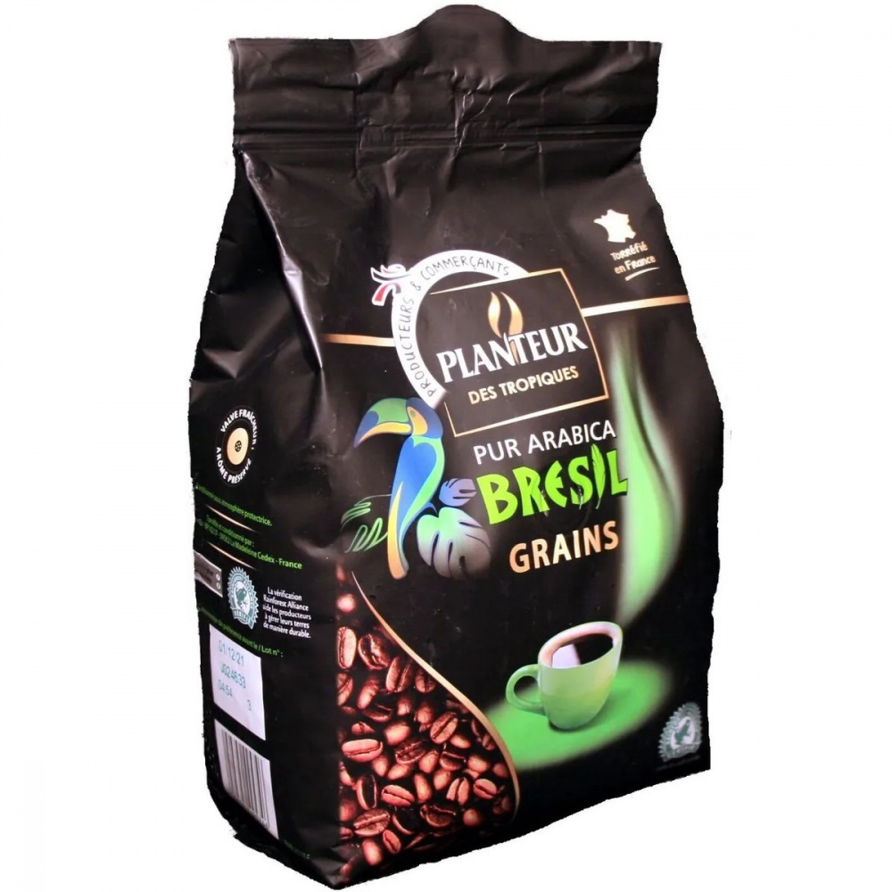 

Кофе в зернах Planteur des Tropiques "Bresil", 500 г