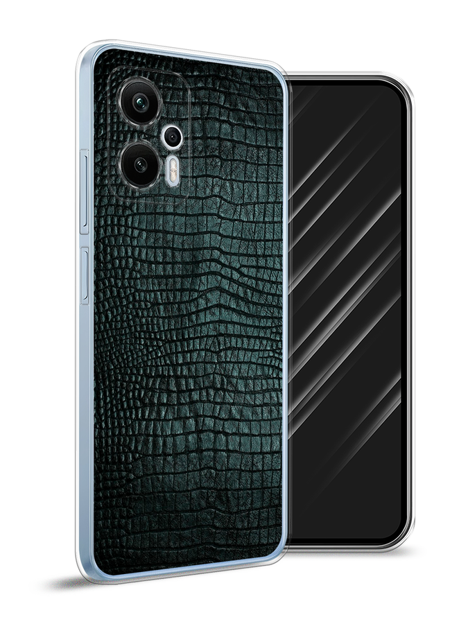 

Чехол Awog на Redmi Note 12T Pro "Черная змея", Черный;серый;голубой, 319150-3