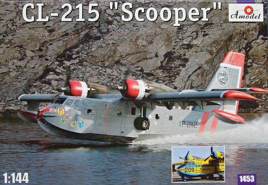 

Сборная модель Amodel 1/144 Самолет Cl-215 "Scooper" 1453