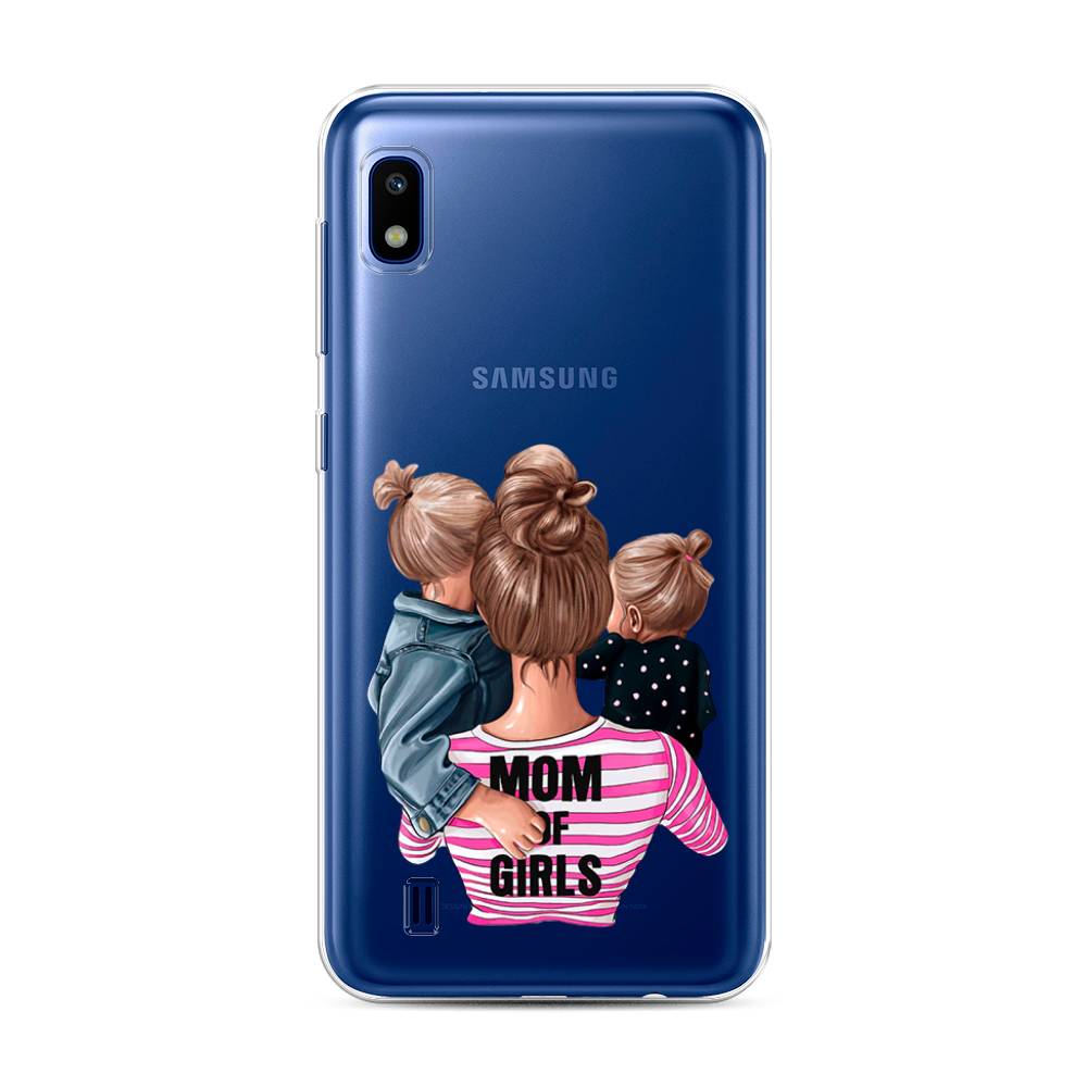 

Чехол Awog на Samsung Galaxy A10 "Mom of Girls", Разноцветный, 27950-6