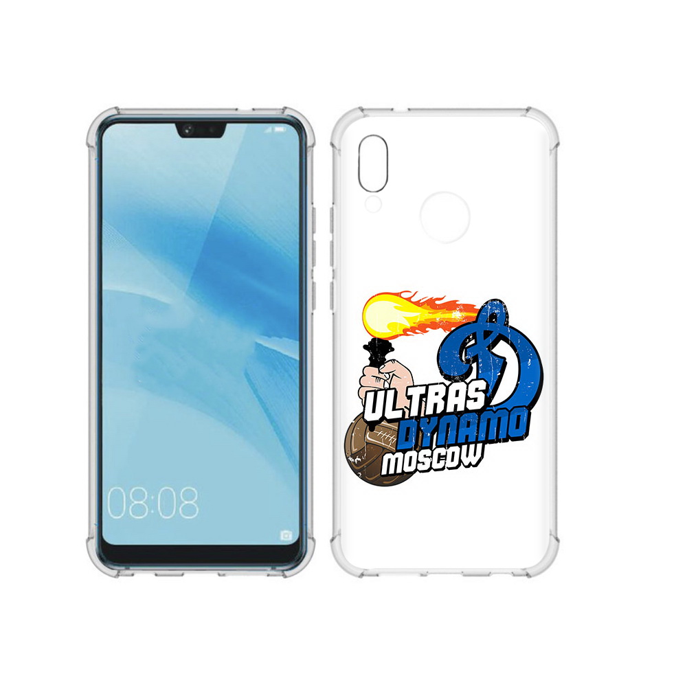 

Чехол MyPads Tocco для Huawei P20 Lite ФК Динамо (PT130405.51.177), Прозрачный, Tocco