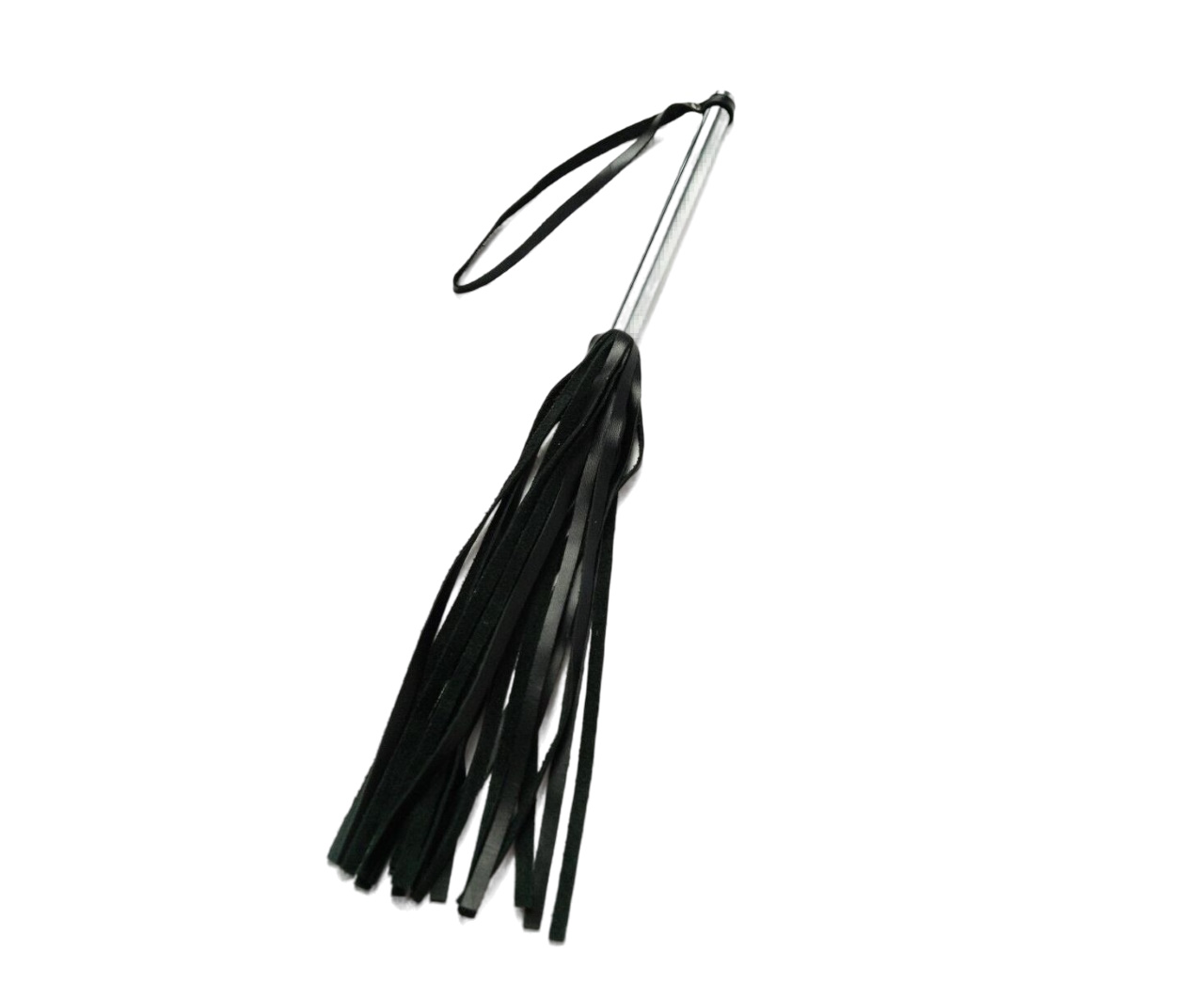 Черная многохвостовая плеть  Мастер  - 65 см.