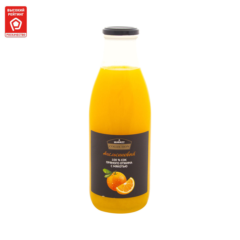 Сок Market Collection Апельсиновый с мякотью 1л