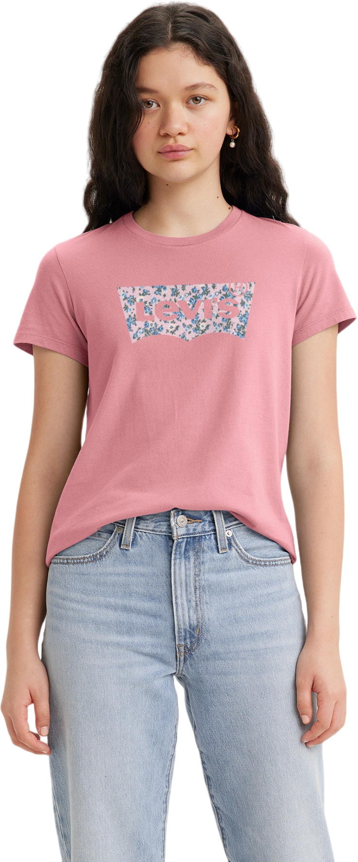 

Футболка женская LEVIS THE PERFECT TEE PINKS розовая XS, Розовый, THE PERFECT TEE PINKS