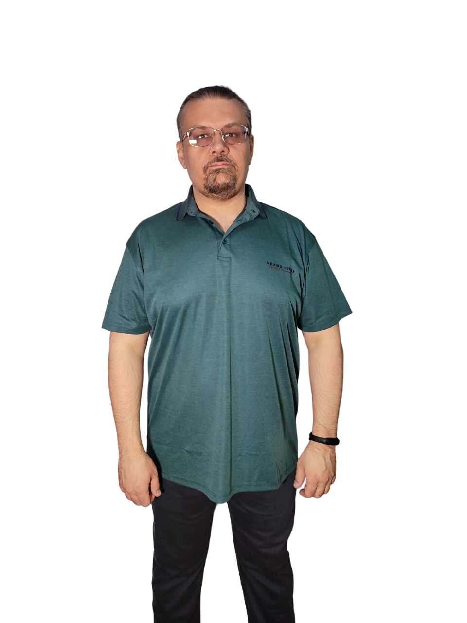 Футболка мужская Polo Pepe 1755552 зеленая 3XL