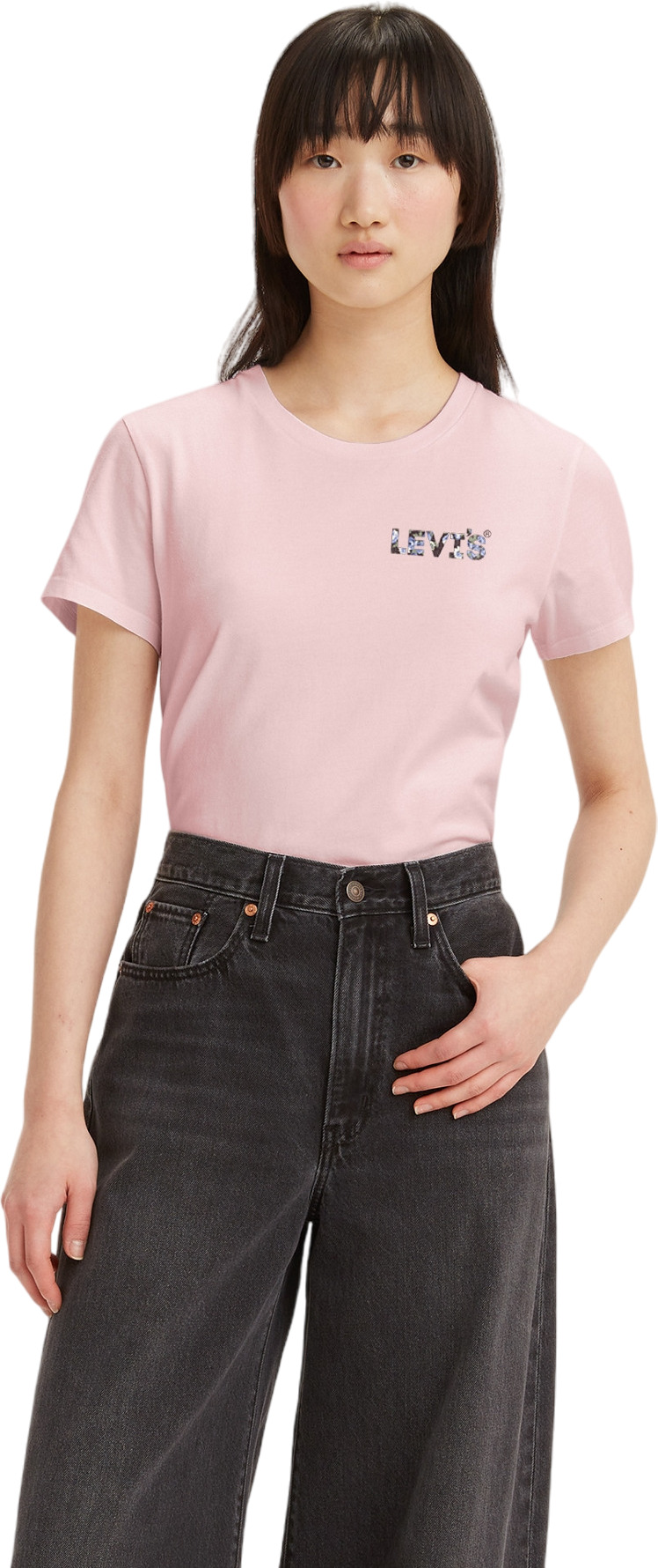 

Футболка женская LEVIS THE PERFECT TEE PINKS розовая M, Розовый, THE PERFECT TEE PINKS