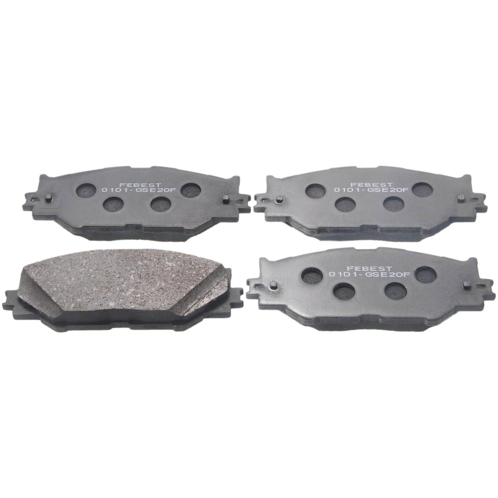 

Колодки тормозные передние для автомобилей LEXUS 0101-GSE20F FEBEST