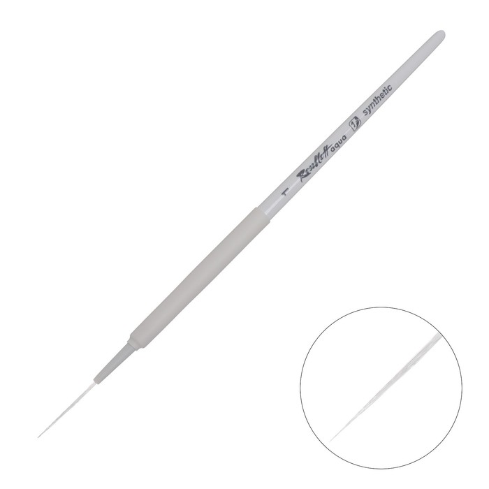 

Кисть Roubloff из белоснежной синтетики серия White liner № 1, Белый