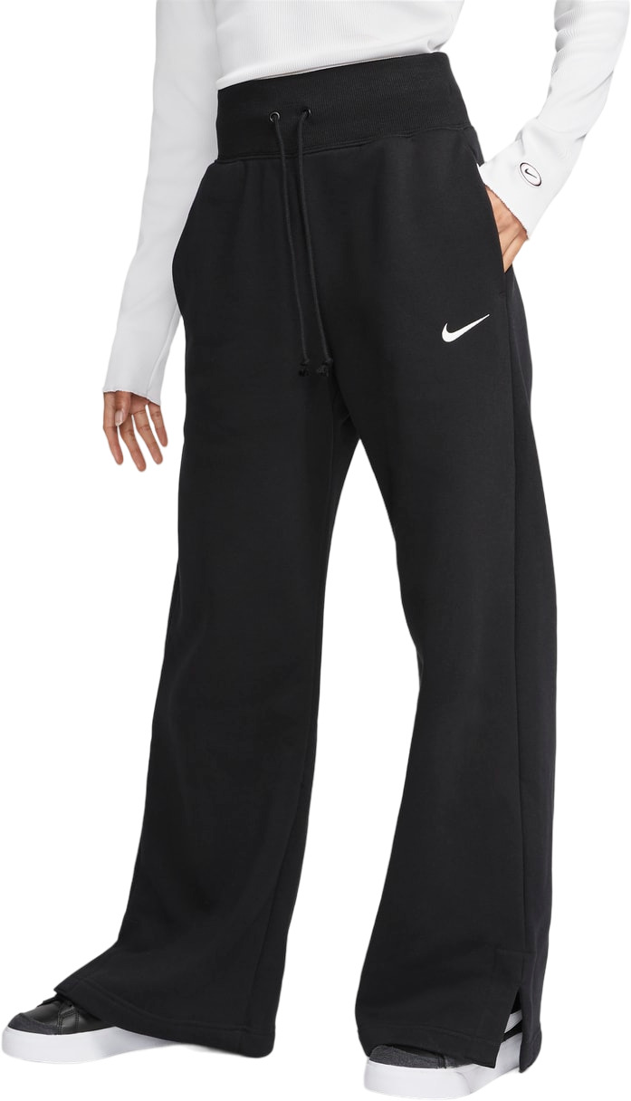 Брюки женские Nike W NSW PHNX FLC HR PANT WIDE черные XL