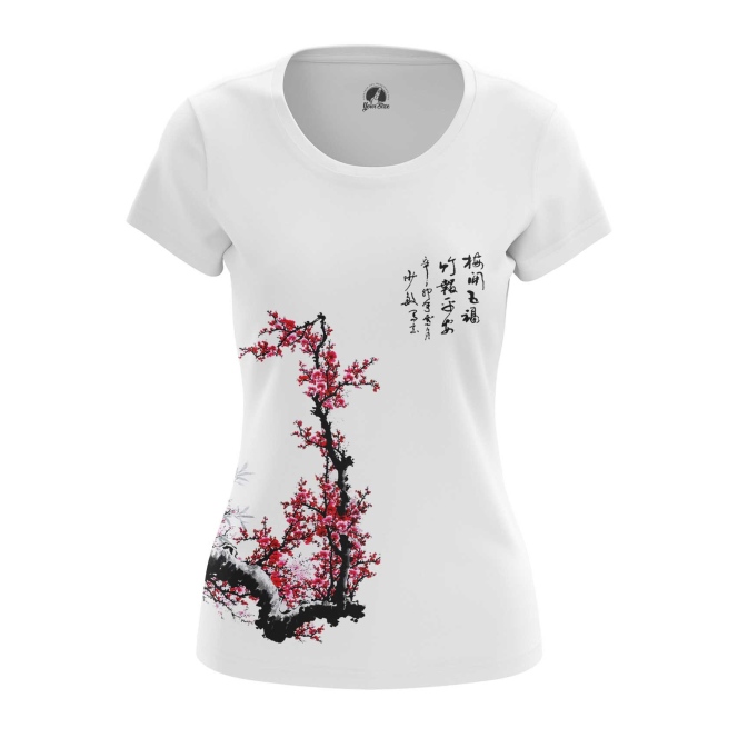 

Футболка женская teestore Сакура белая L, Белый, Сакура