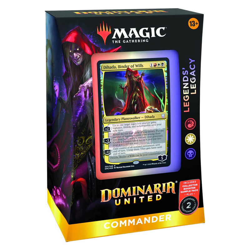 фото Дополнение для настольной кки mtg commander deck legends legacy издания dominaria united magic: the gathering