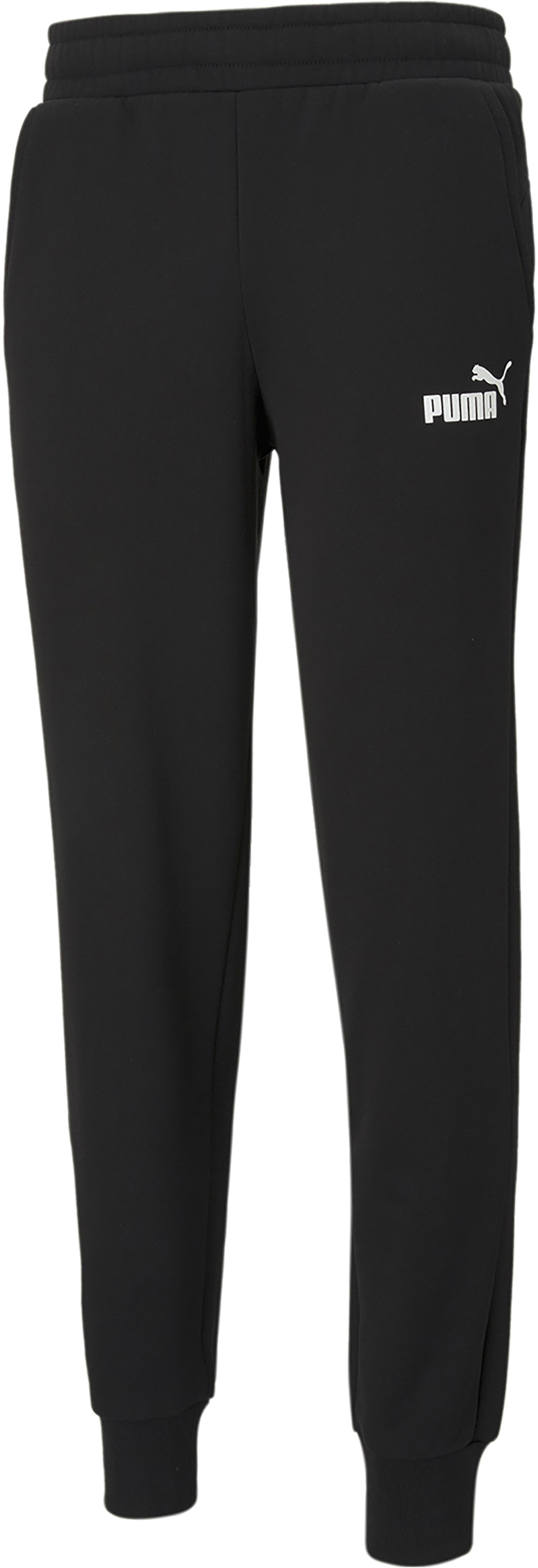 

Спортивные брюки мужские PUMA Essential Logo Pants Fl Cl черные 2XS, Черный, Essential Logo Pants Fl Cl