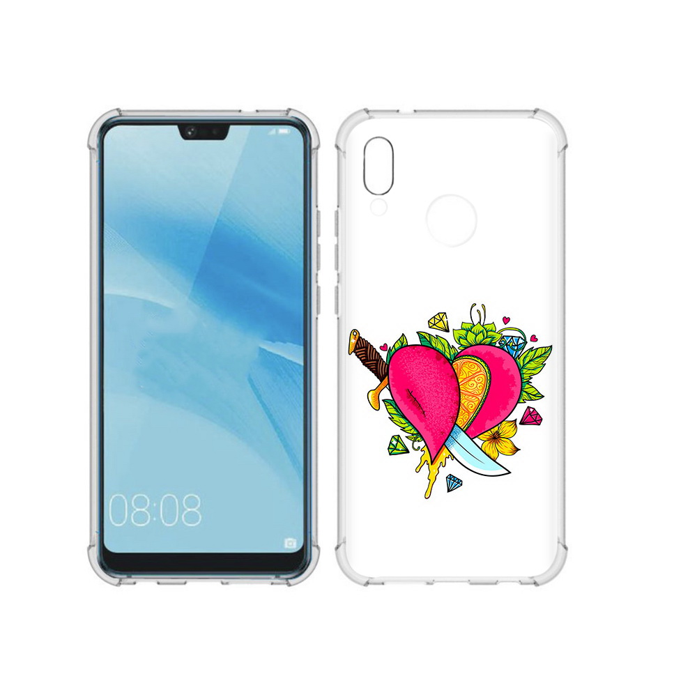 

Чехол MyPads Tocco для Huawei P20 Lite Фруктовое сердце (PT130405.51.188), Прозрачный, Tocco