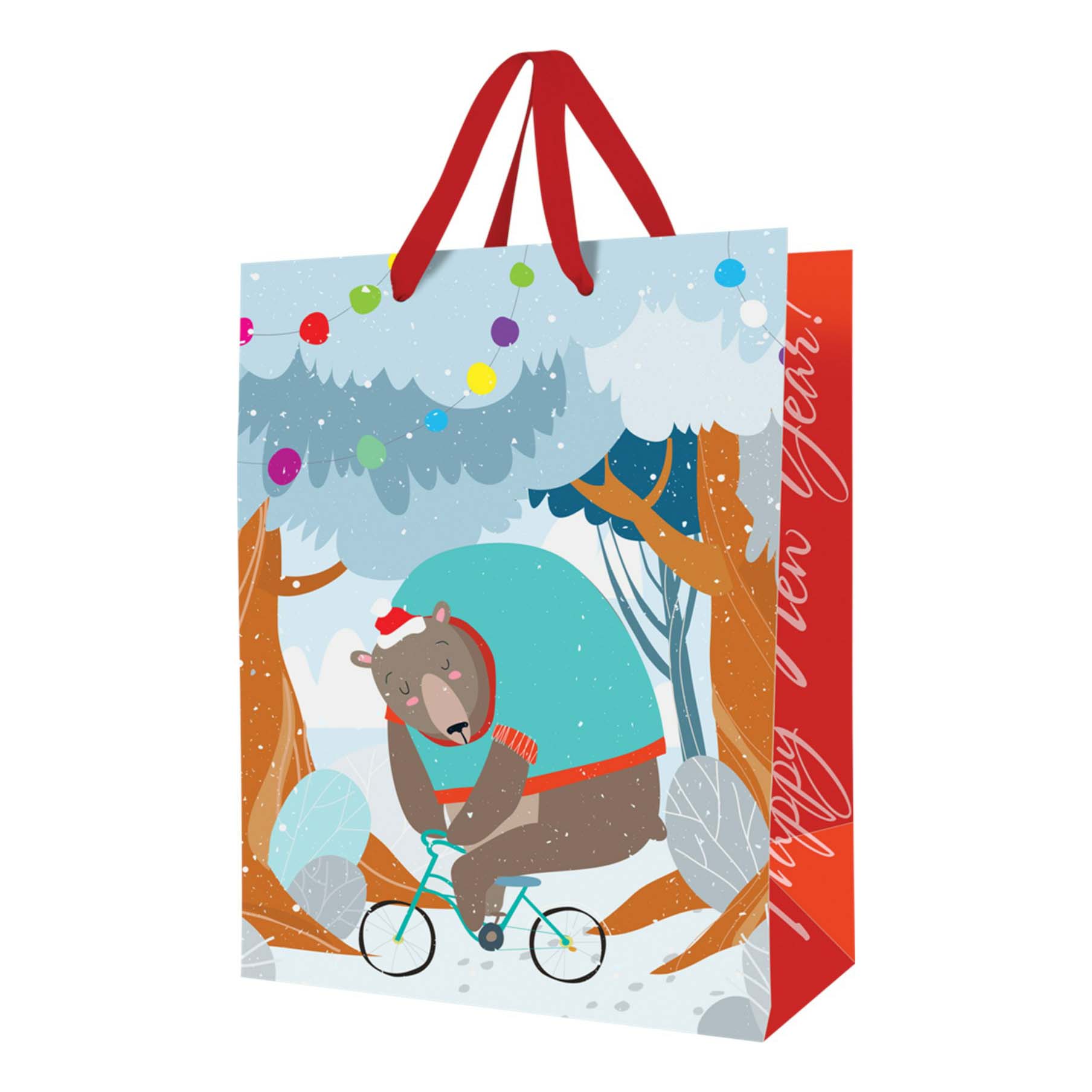 

Пакет подарочный Meshu Snowy bear 18 х 23 х 10 см, Разноцветный