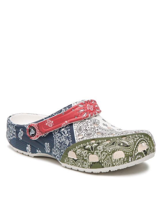 

Сабо Classic Bandana Clog 206871 Crocs белый 39,5 EU, Classic Bandana Clog 206871