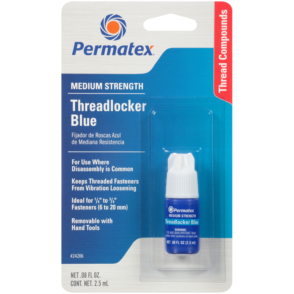 

Фиксатор резьбы Permatex 24206 средней фиксации синий 2,5 мл