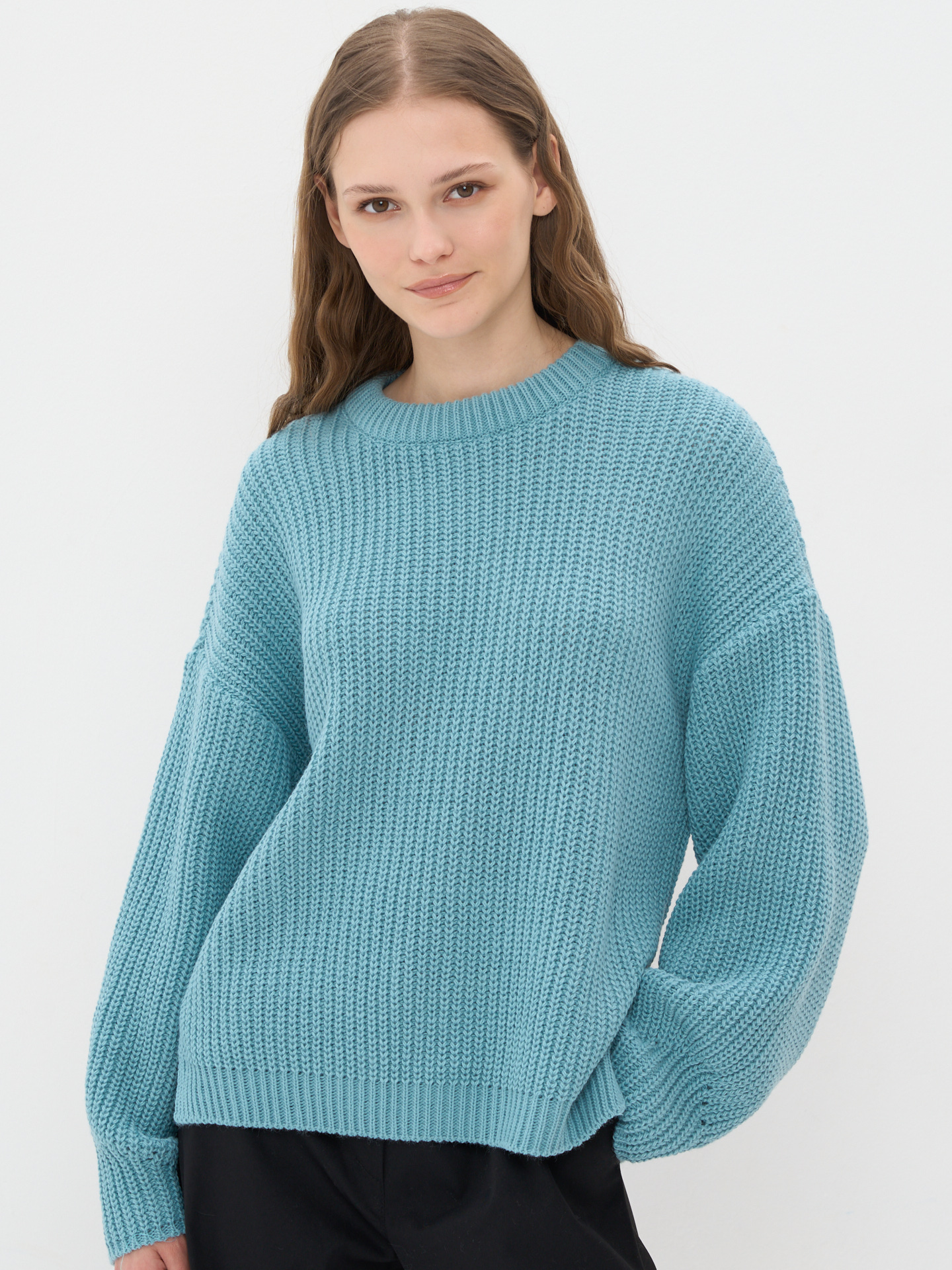 

Джемпер женский BE YOU 7232-40223 голубой 50-52 RU, Бирюзовый, 7232-40223