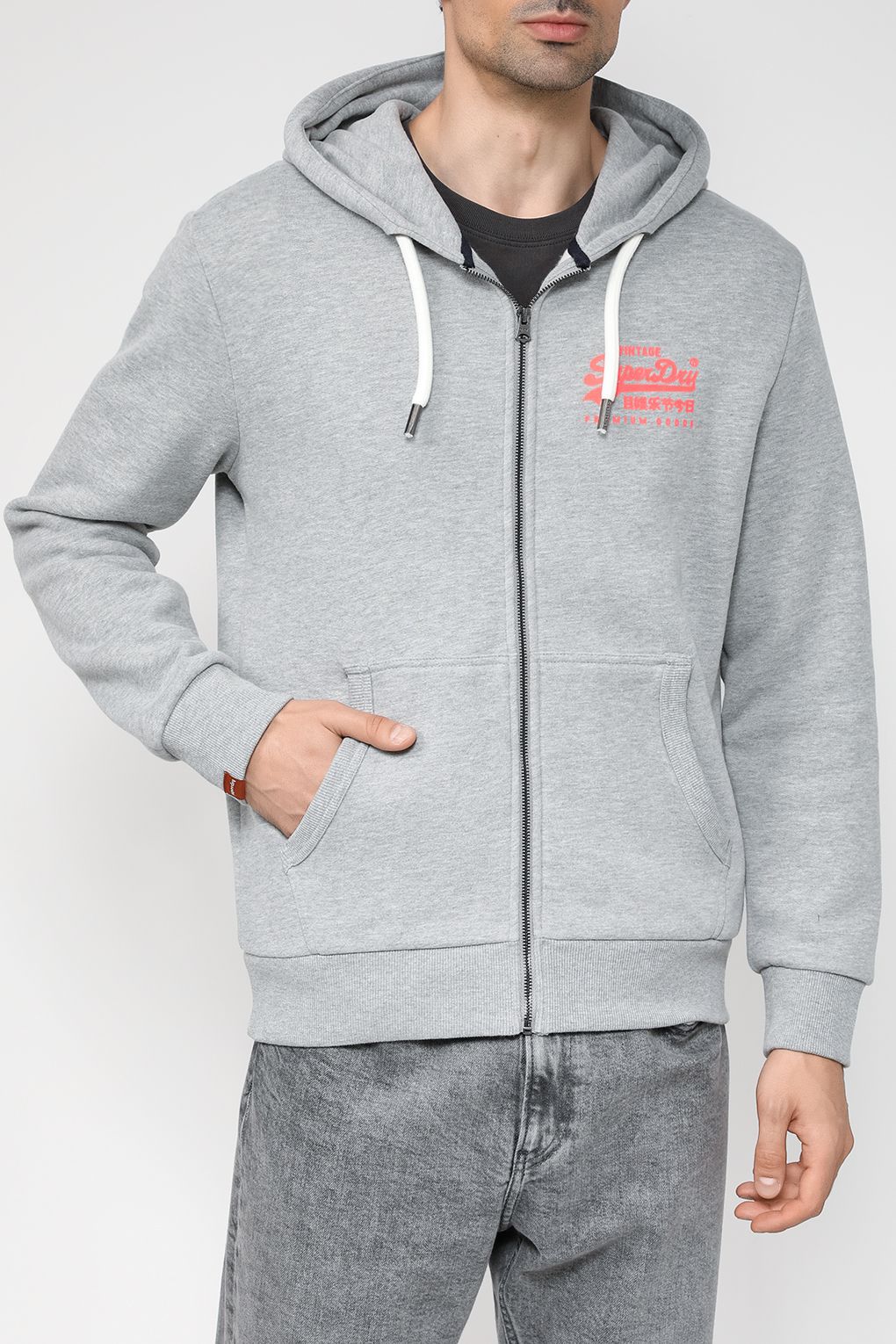 Толстовка мужская Superdry M2012905A серая XL