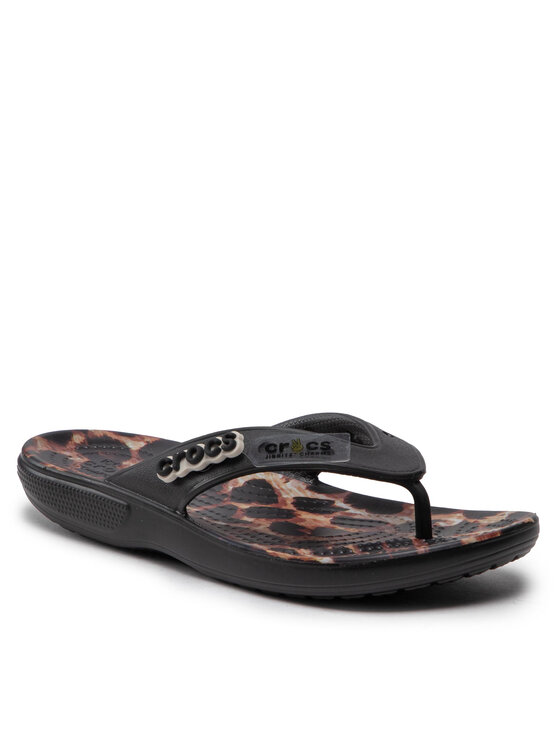 

Шлепанцы Classic Crocs animalremix Flip 207872 Crocs Черный 36,5 EU, Classic Crocs animalremix Flip 207872