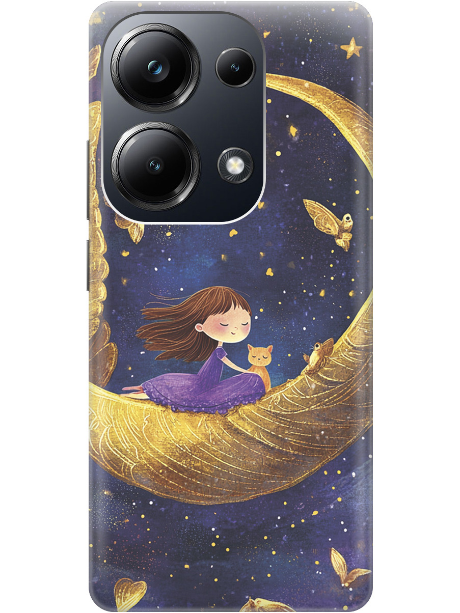 

Силиконовый чехол на Xiaomi Redmi Note 13 Pro 4G / Poco M6 Pro 4G с принтом 858874, Прозрачный;золотистый;черный, 779826872