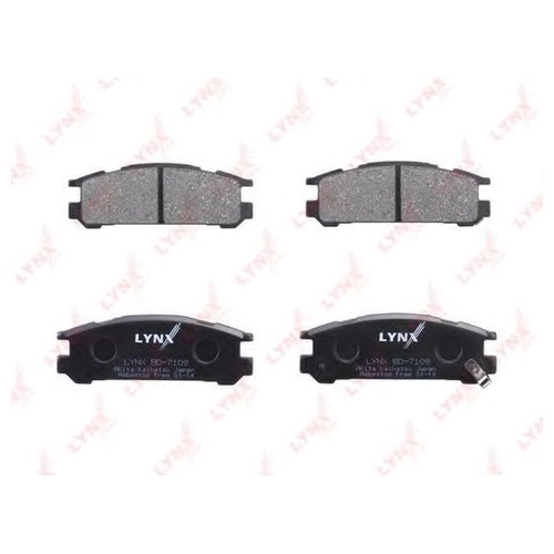 

Комплект задних тормозных колодок Lynx BD7109 для Subaru Impreza, Legacy I,II,III