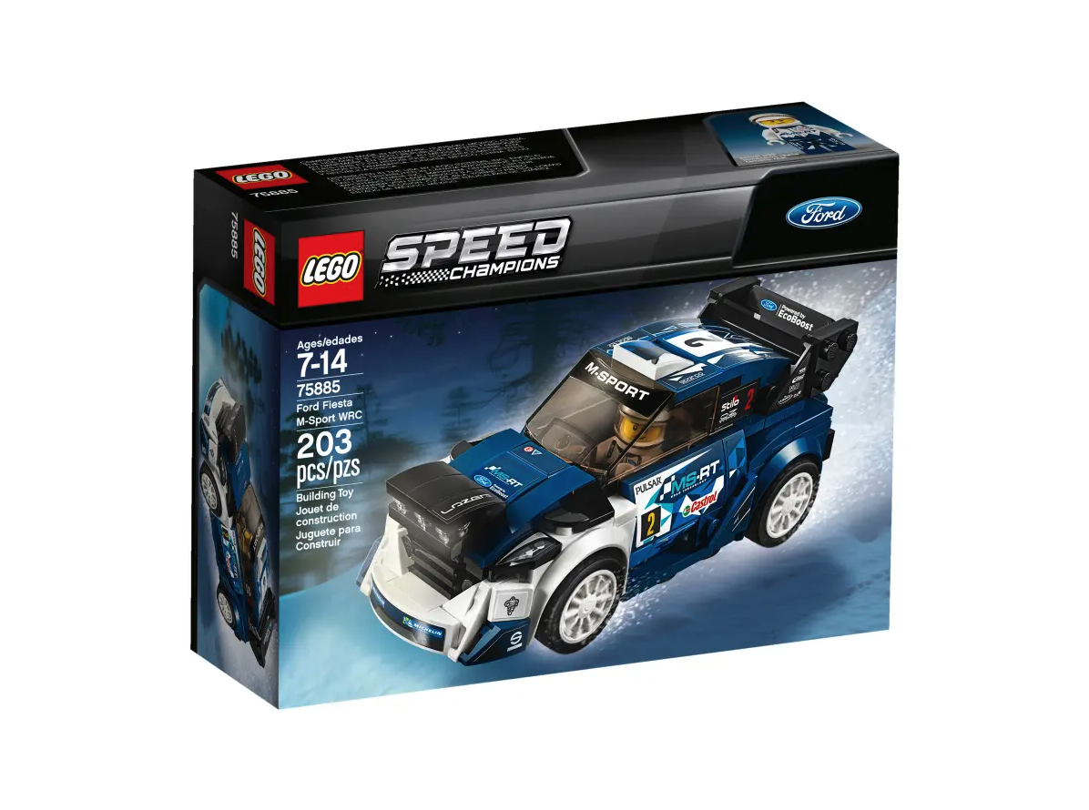 

Конструктор LEGO Speed Champions 75885 Ford Fiesta M-Sport WRC, Ford Fiesta M-Sport WRC