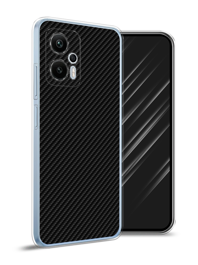 

Чехол Awog на Redmi Note 12T Pro "Черный карбон", 319150-3