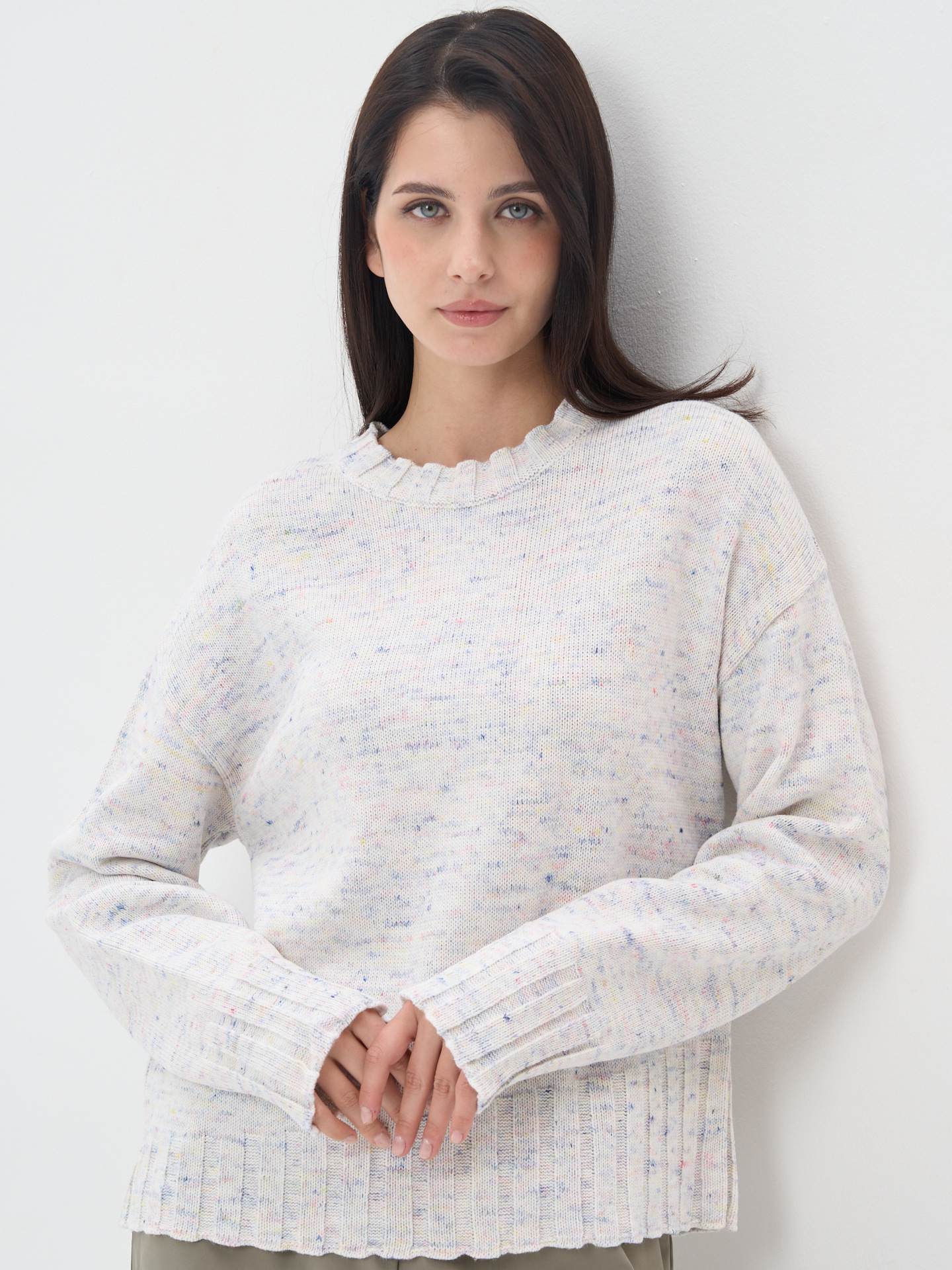 

Джемпер женский BE YOU 7232-40245 белый 42-44 RU, 7232-40245