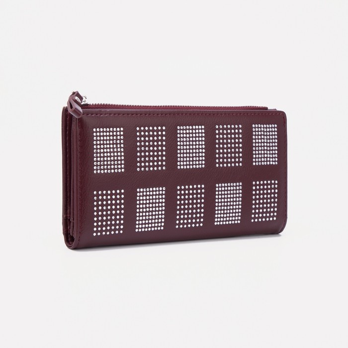 

Кошелек женский NoBrand 7522332, бордовый, 7522332