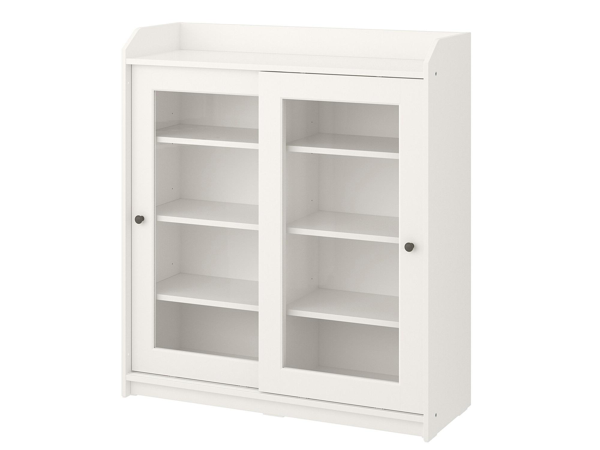

Комод ADETA IKEA Хауга 20 white с раздвижными дверьми, Хауга