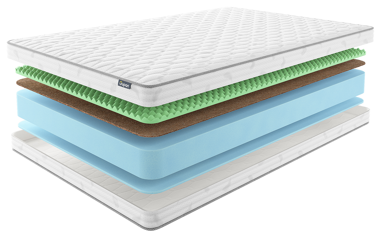 

Матрас Gupan Energy Rispo 21 70x195 см, Белый, Energy Rispo 21