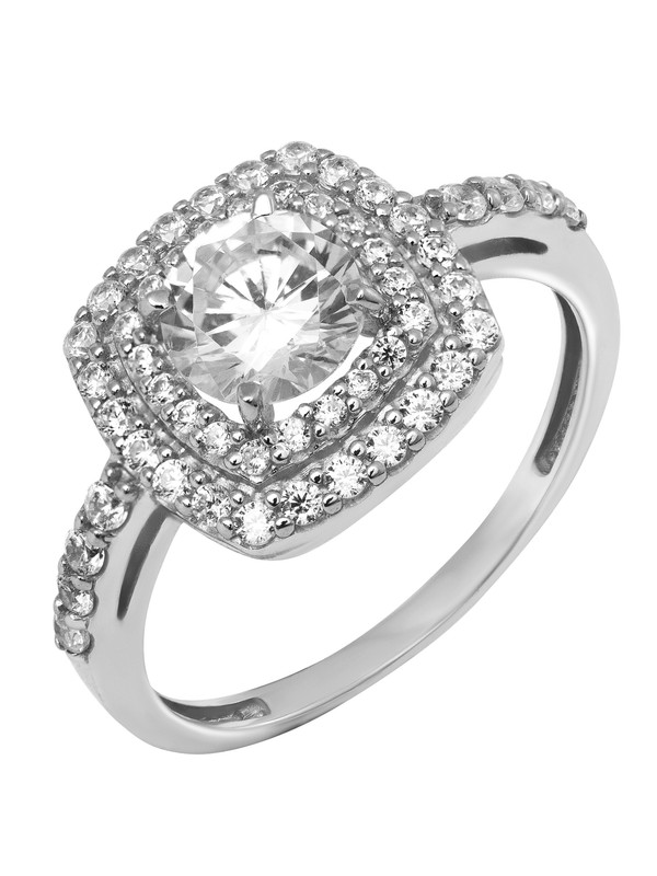 

Кольцо из серебра р., WONDERLI КАТ0602К, фианит, КАТ0602К