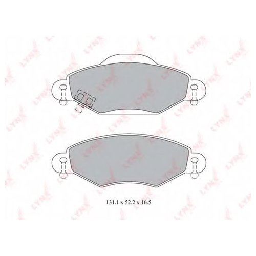 

Комплект передних тормозных колодок Lynx BD7593 для Toyota Yaris