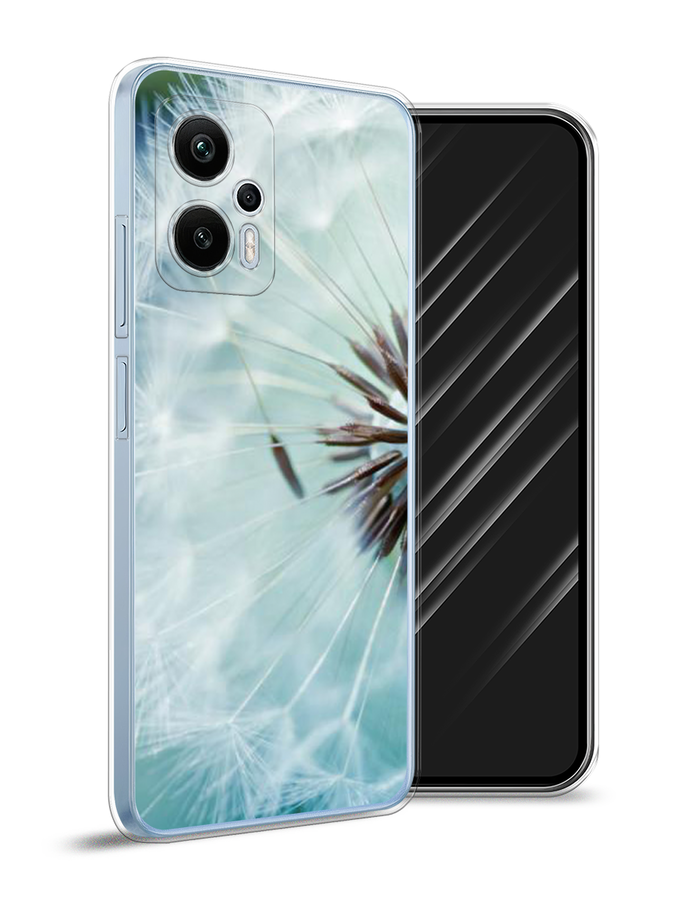 

Чехол Awog на Redmi Note 12T Pro "Пух одуванчика", Серебристый;серый, 319150-4
