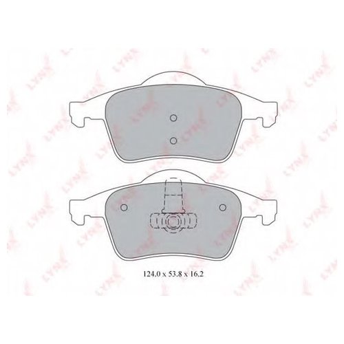 

Комплект задних тормозных колодок Lynx BD7812