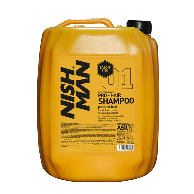 фото Шампунь для волос nishman pro-hair shampoo paraben free 01