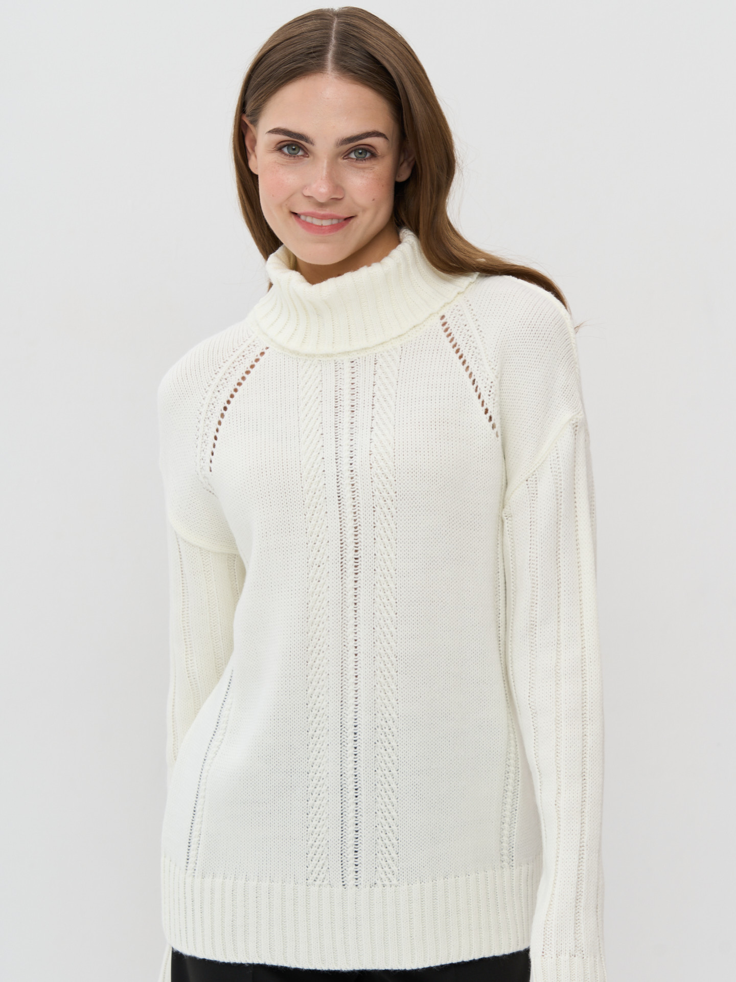 

Свитер женский NEWVAY 9242-94056 белый 50-52 RU, 9242-94056