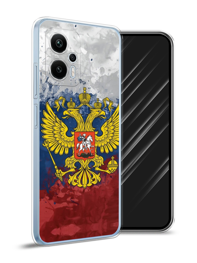 

Чехол Awog на Redmi Note 12T Pro "РФ", Белый;синий;красный, 319150-5