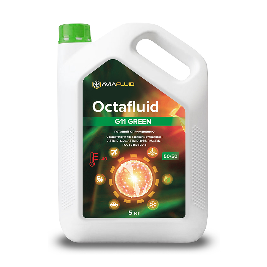 Антифриз Octafluid ОС724GR@ G11, Green