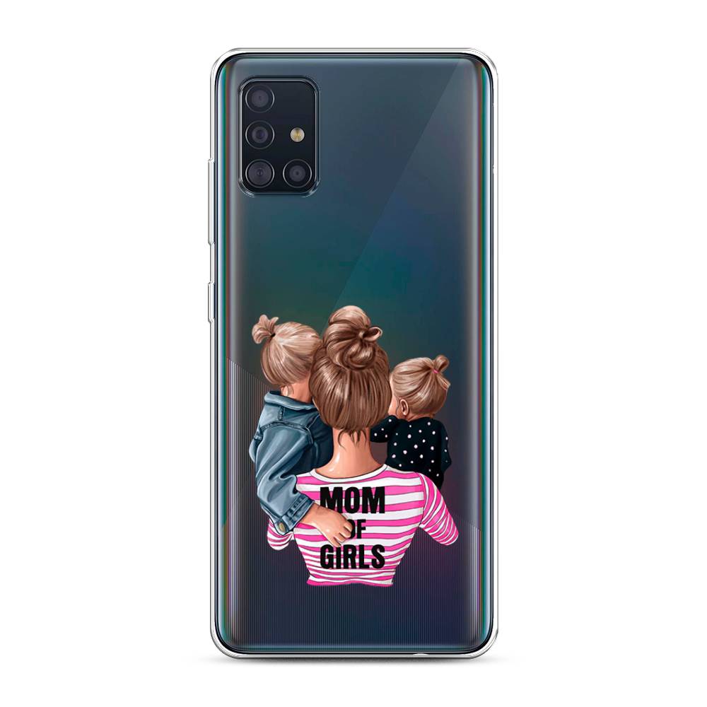 

Чехол Awog на Samsung Galaxy A51 "Mom of Girls", Разноцветный, 28950-6