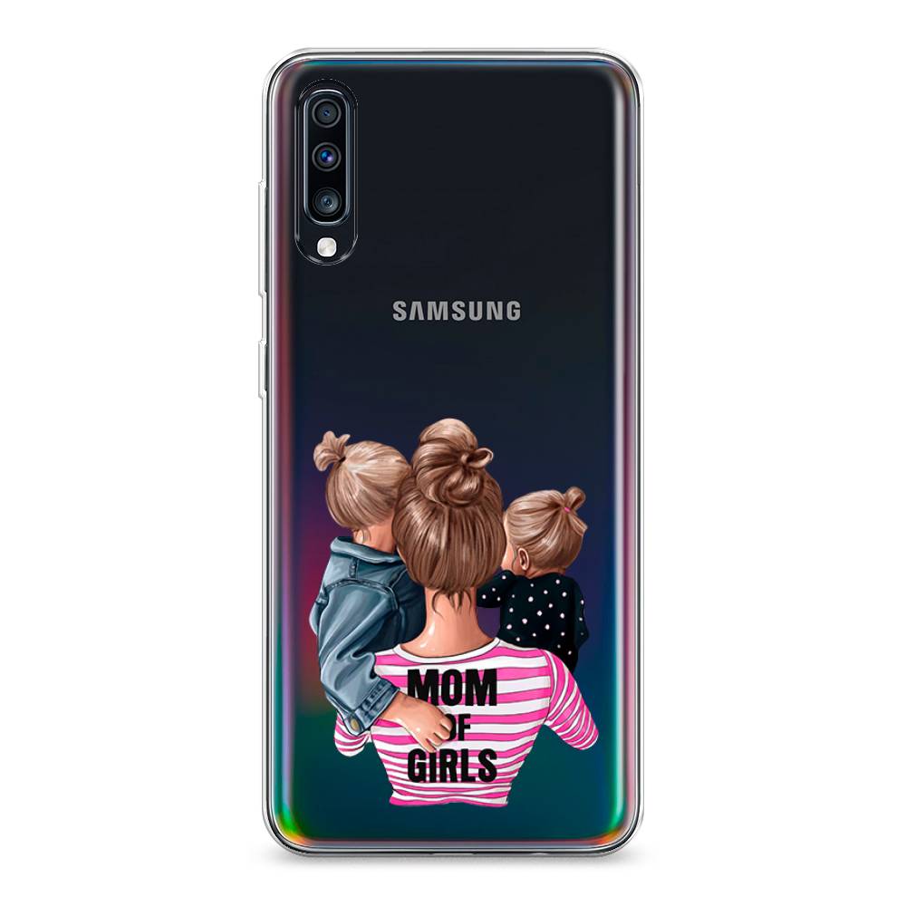 

Чехол Awog на Samsung Galaxy A70 "Mom of Girls", Разноцветный, 28150-6
