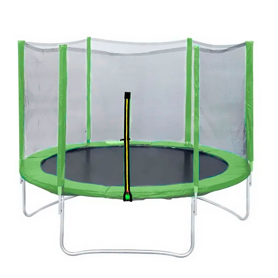 фото Батут dfc trampoline fitness 8ft наружняя сетка, cветло-зеленый (244 см), без лестницы