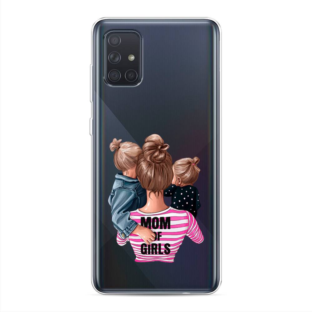 фото Силиконовый чехол "mom of girls" на samsung galaxy a71 awog